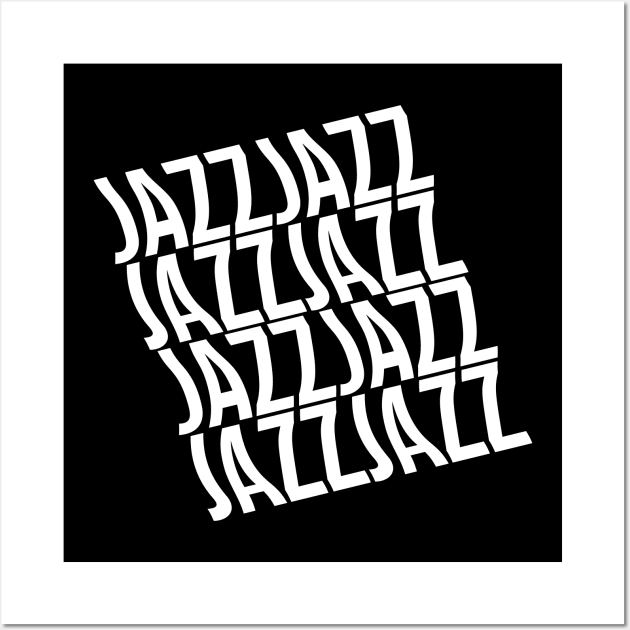 jazz wavy logo Wall Art by lkn